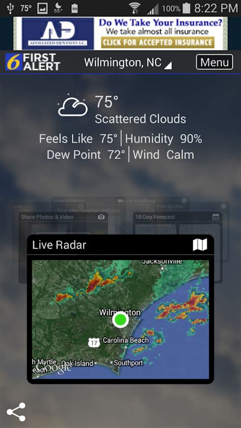 wect weather app for kindle